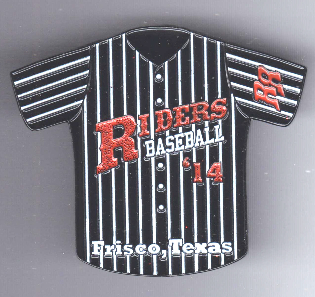 Frisco Texas Riders baseball jersey 2014 RR enamel lapel pin hat tie tack C