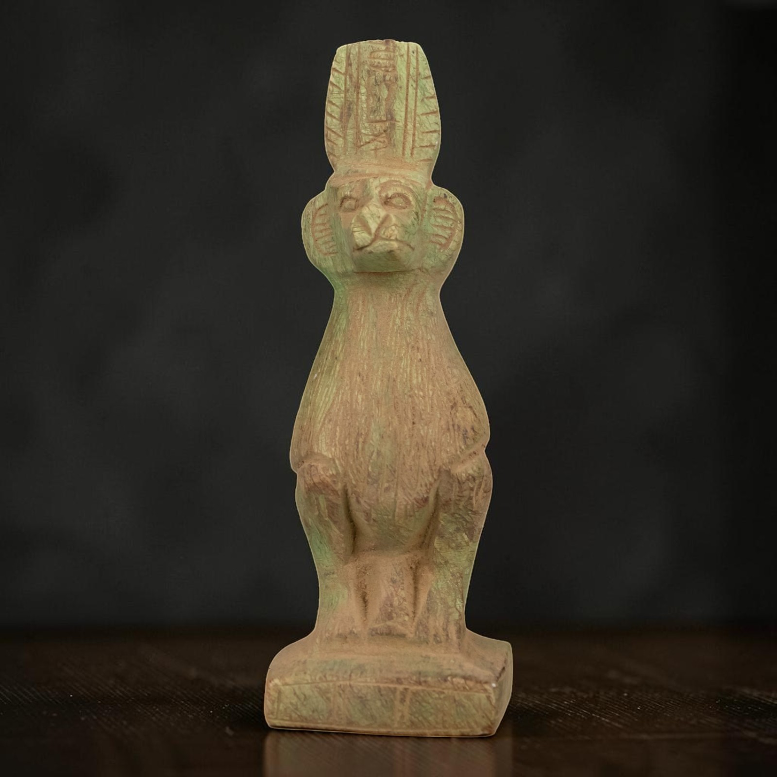Rare Ancient Egyptian Unique Statue Baboon God Antique Pharaonic Mythology BC