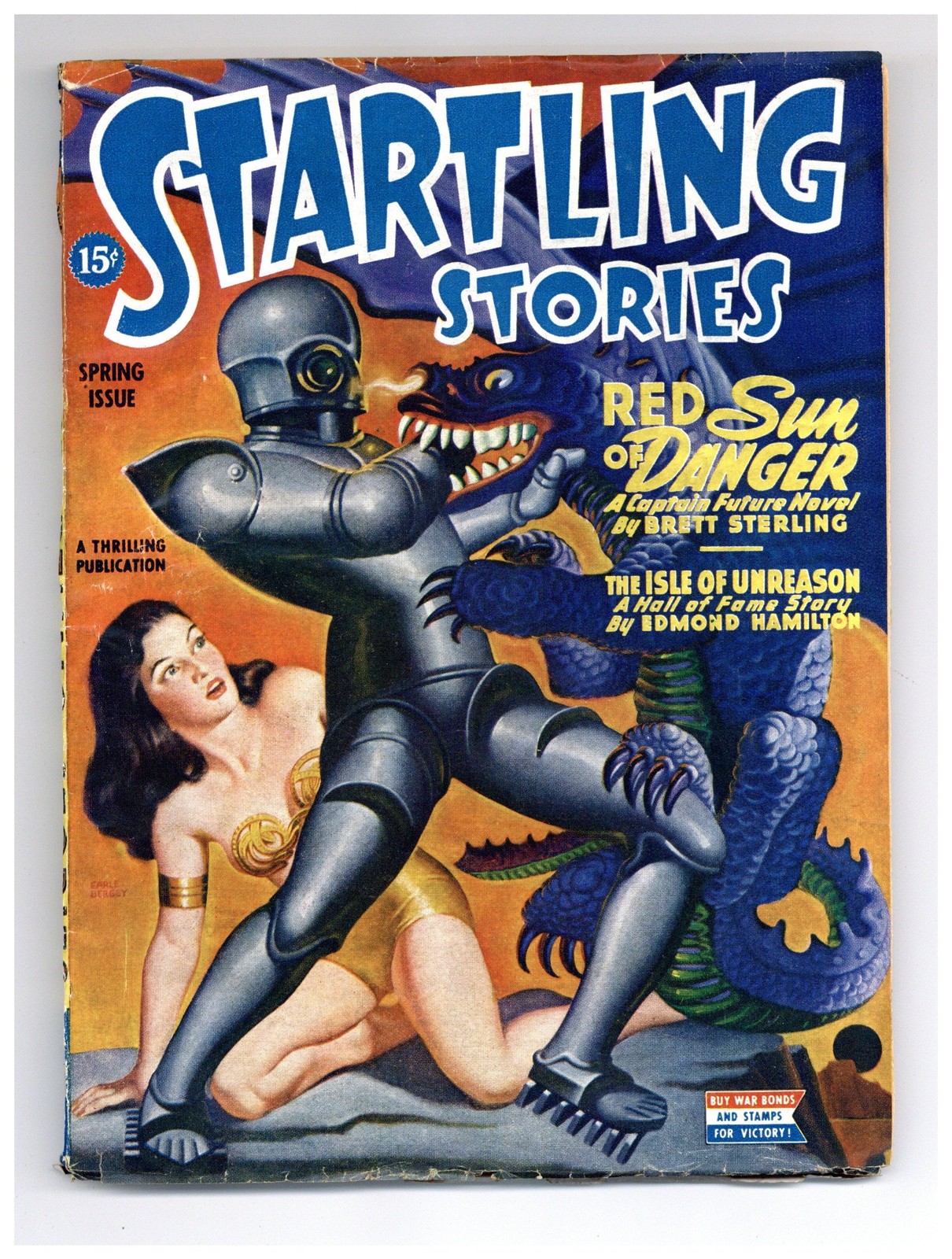Startling Stories Pulp Vol. 12 #1 VG+ 4.5 1945