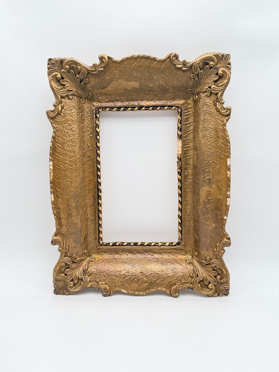 Vintage Baroque Ornate Gold Picture Frame Rococo Hollywood Regency Vintage Baroque Ornate Gold Picture Frame Rococo Hollywood Regency