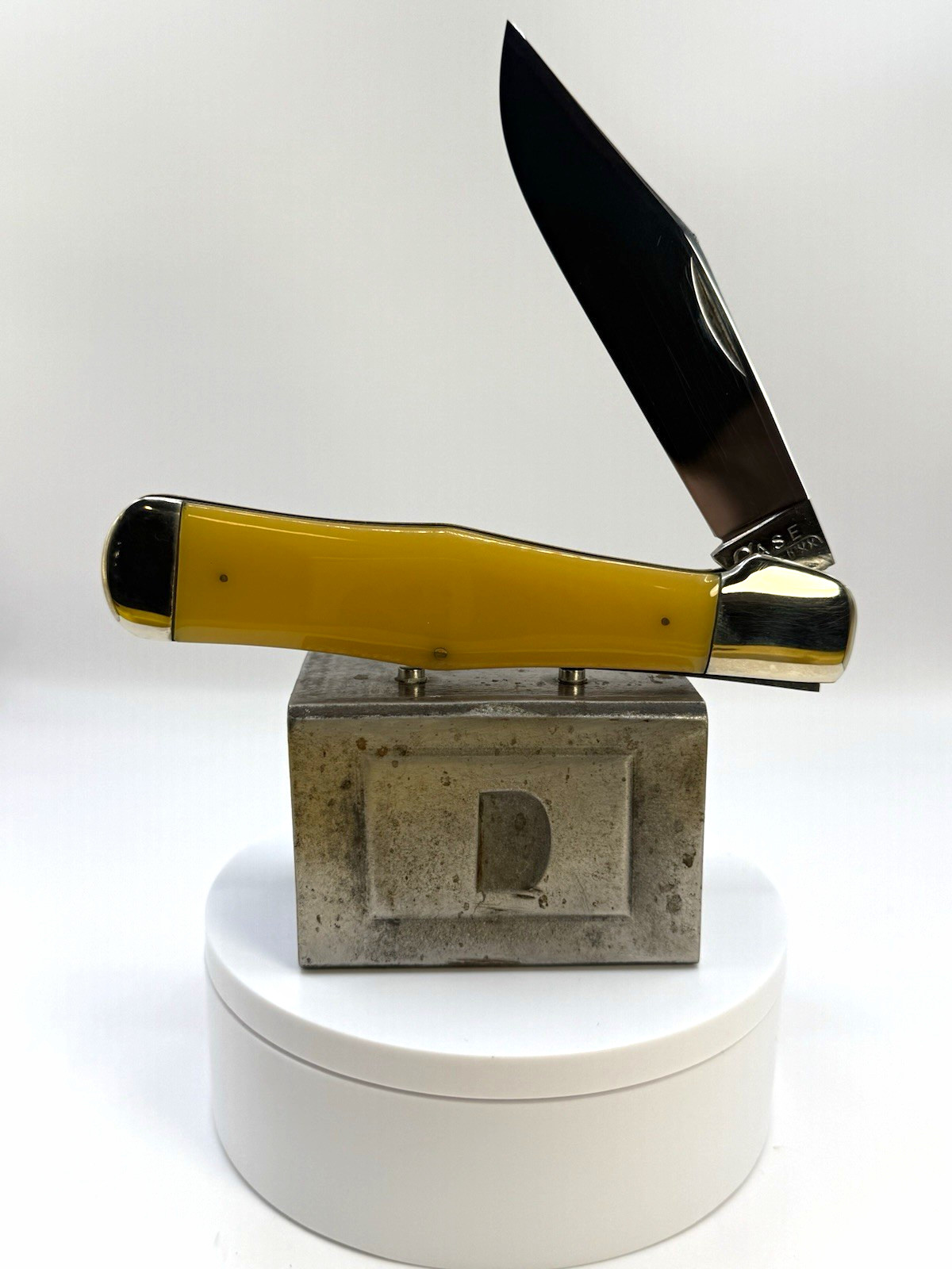 Case Tested XX Vintage Original 1-Blade Pocketknife Coke Bottle Yellow Superb A9