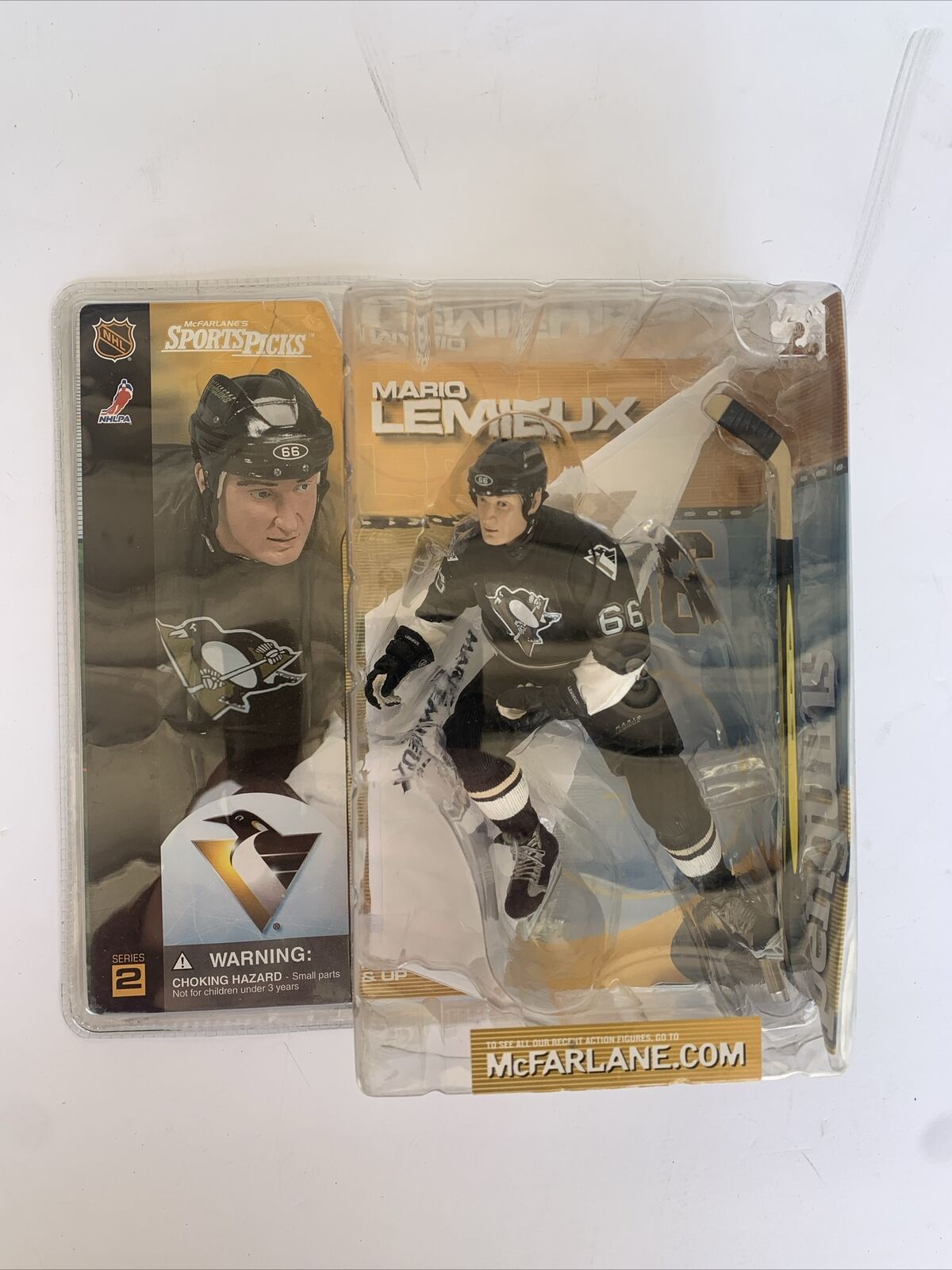 McFarlane Toys 2001 NHL Series 2 Mario Lemieux Pittsburgh Penguins Figure