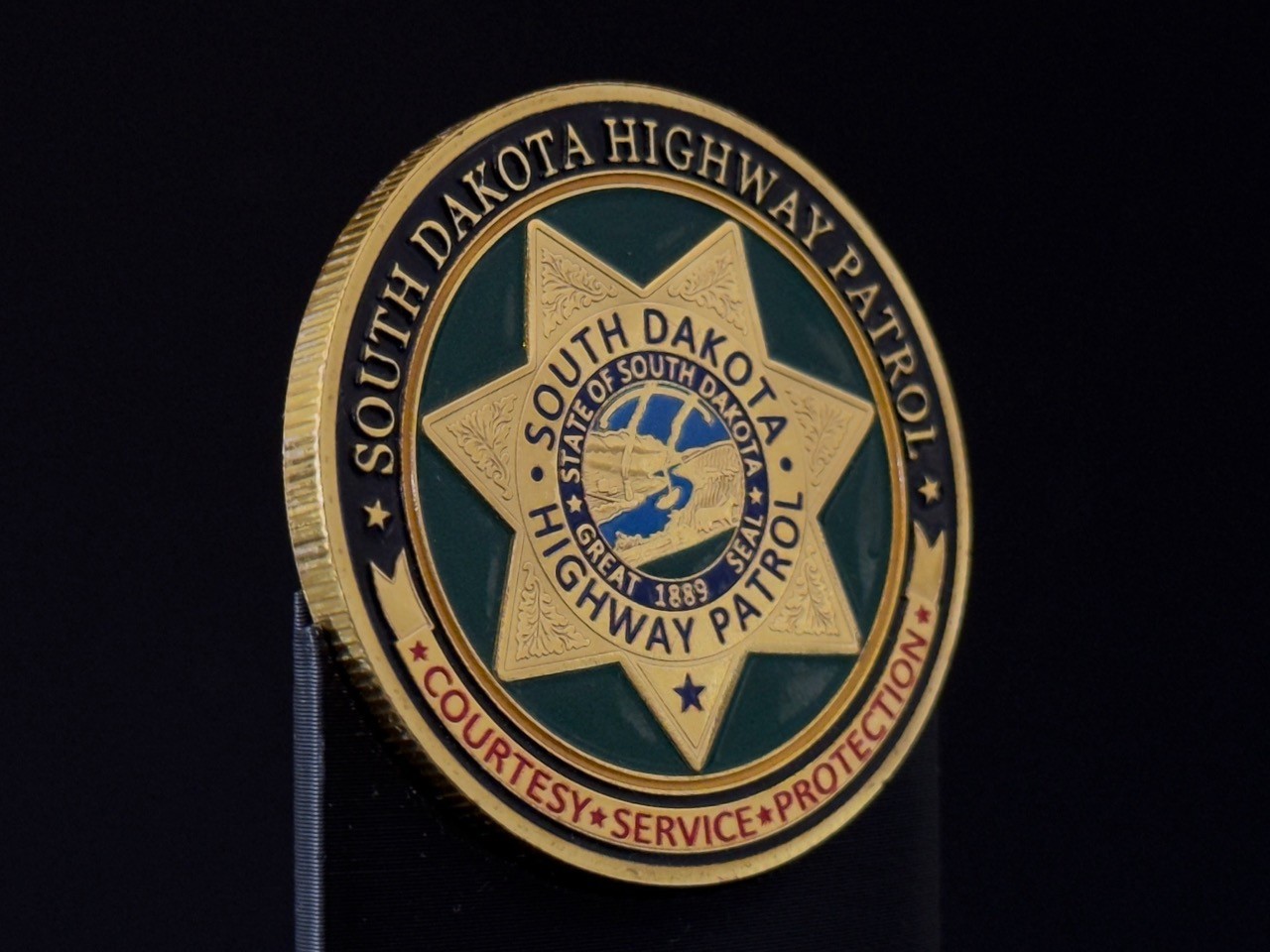 South Dakota Highway Patrol SDHP Challenge Coin