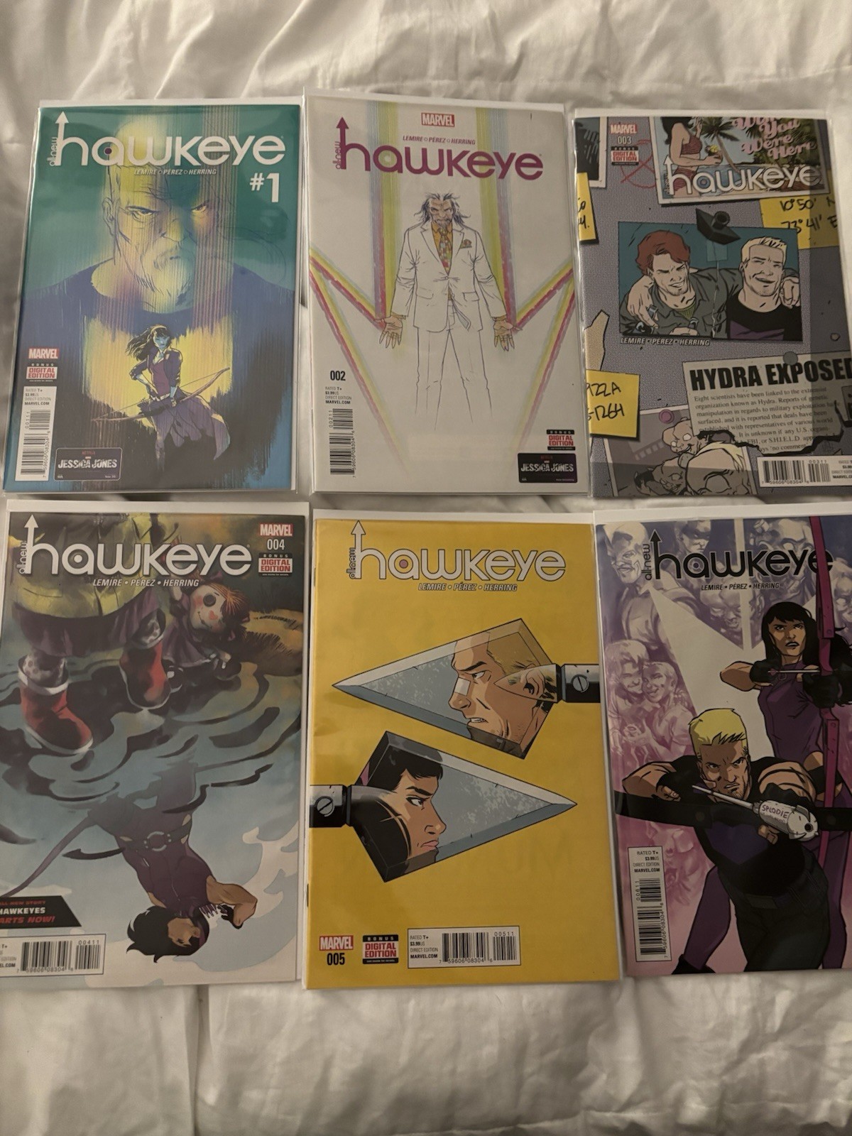 All-New Hawkeye #1-6 Complete Set (2015-2016) Marvel Comics All-New Hawkeye #1-6 Complete Set (2015-2016) Marvel Comics