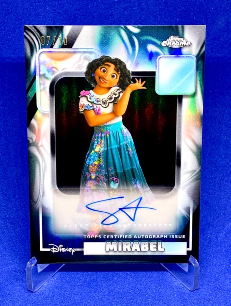 2026 Topps Chrome Disney Mirabel Black Refractor Auto /10 Encanto 2026 Topps Chrome Disney Mirabel Black Refractor Auto /10 Encanto