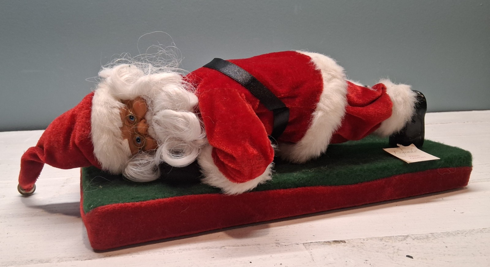2010 Gemmy Legends of Old St Nick Christmas Push Up Santa Rocky Theme Song Works 2010 Gemmy Legends of Old St Nick Christmas Push Up Santa Rocky Theme Song Works