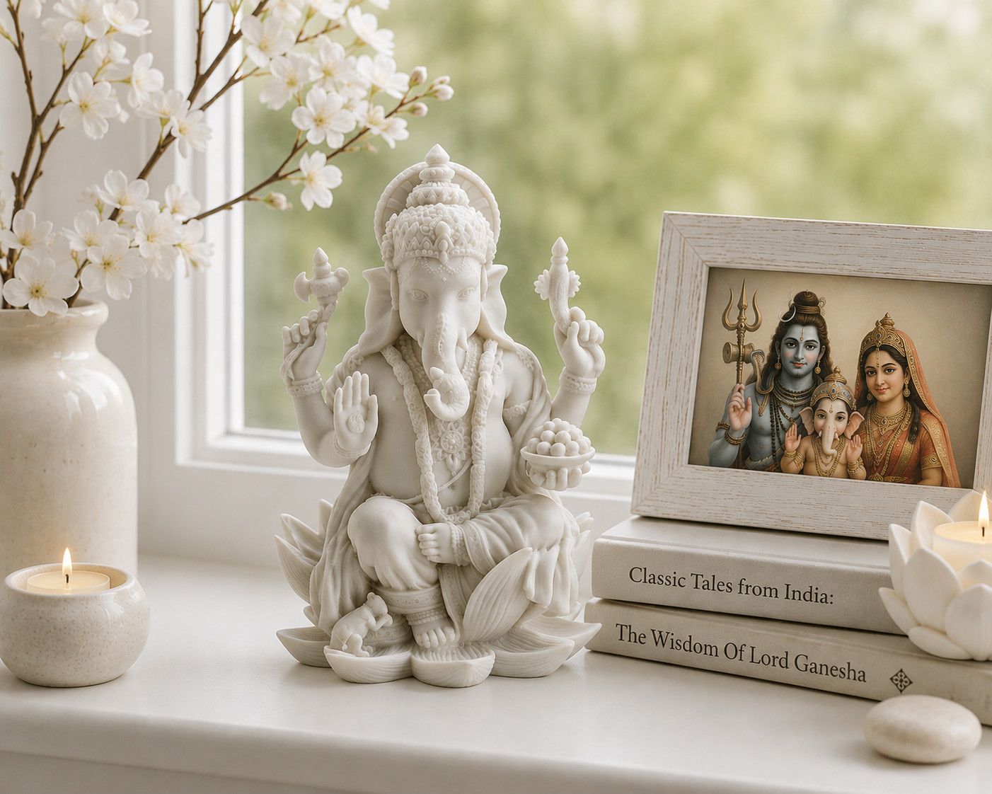Rare Ganesh (Ganesha) Hindu Elephant God of Success Statue, 7 1/4-inch - Mint Rare Ganesh (Ganesha) Hindu Elephant God of Success Statue, 7 1/4-inch - Mint