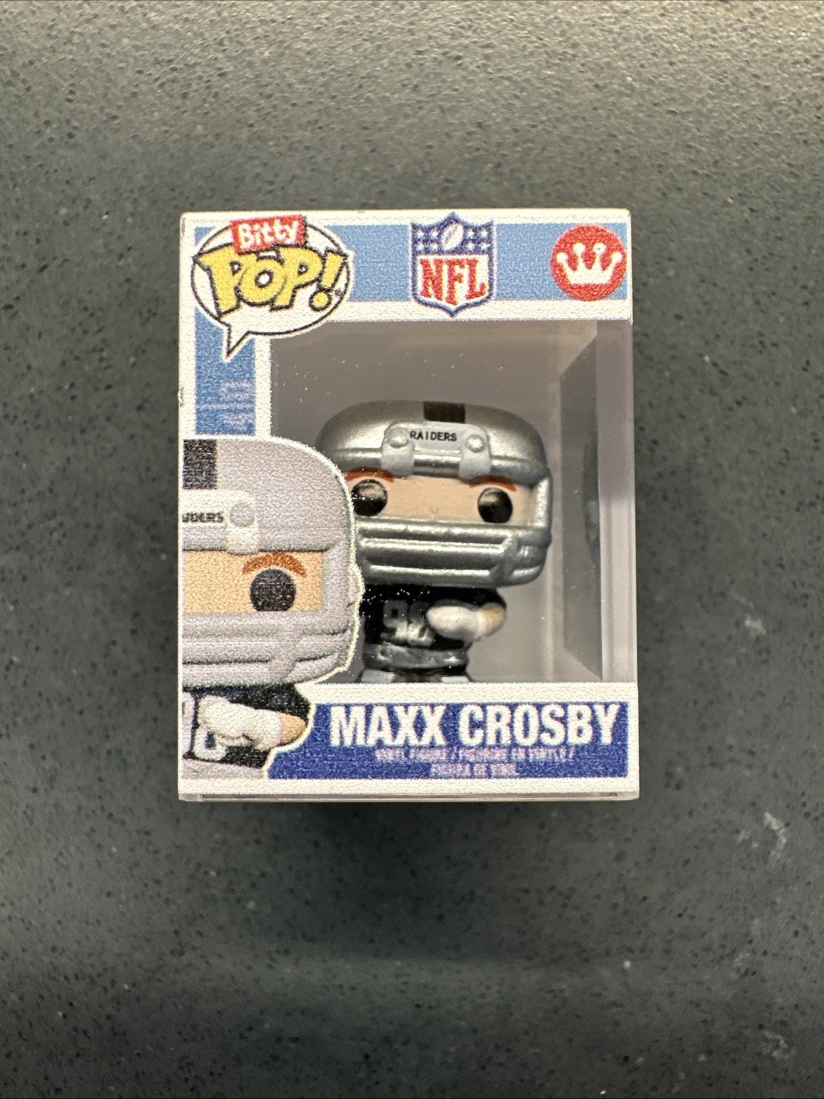 2026 Topps Flagship Football Maxx Crosby Mini Funko Bitty Pop 2026 Topps Flagship Football Maxx Crosby Mini Funko Bitty Pop