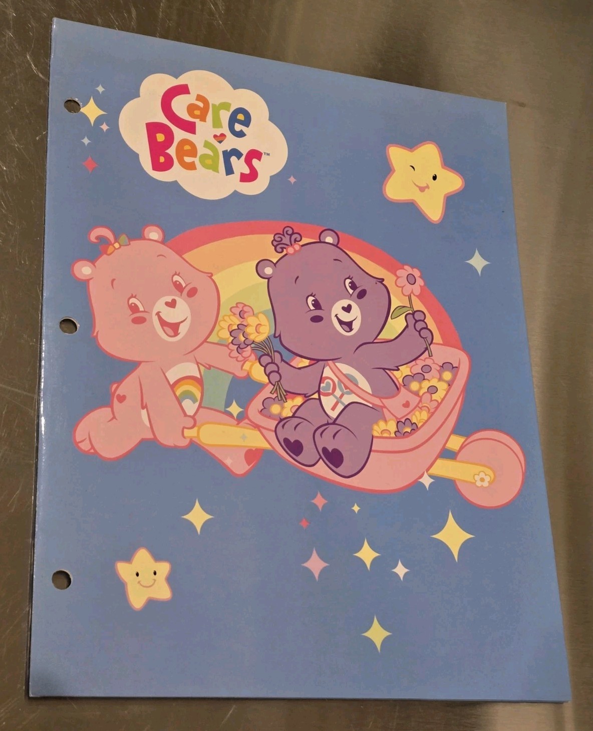 Vintage Care Bears Cheer Bear Share Bear Folder 2007 American Greetings NEW Vintage Care Bears Cheer Bear Share Bear Folder 2007 American Greetings NEW