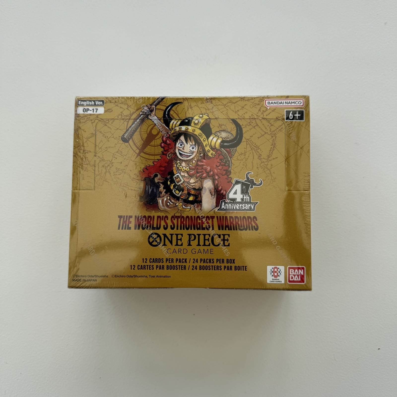Sealed - One Piece OP-17 World\'s Strongest Warriors Booster Box - UK
