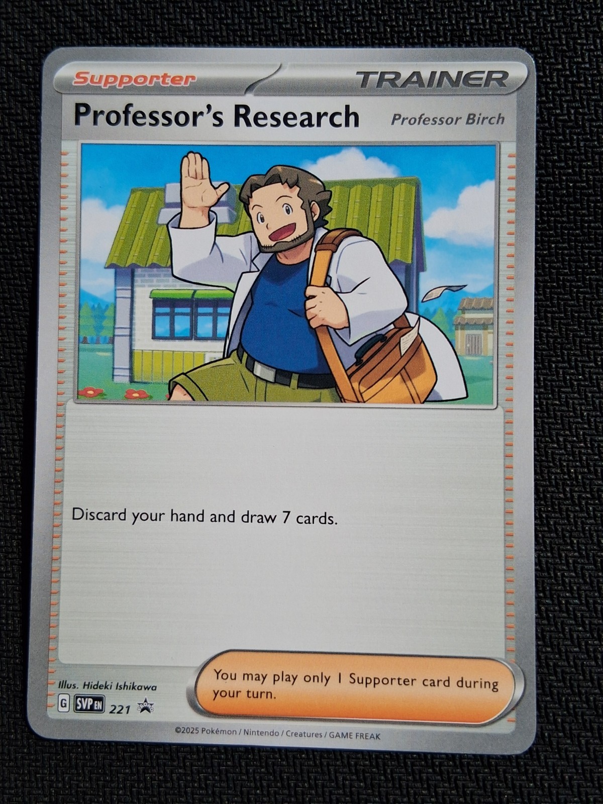 Professor's Research SVP 221 Black Star Promo Pokemon Card NEAR MINT NM Professor's Research SVP 221 Black Star Promo Pokemon Card NEAR MINT NM