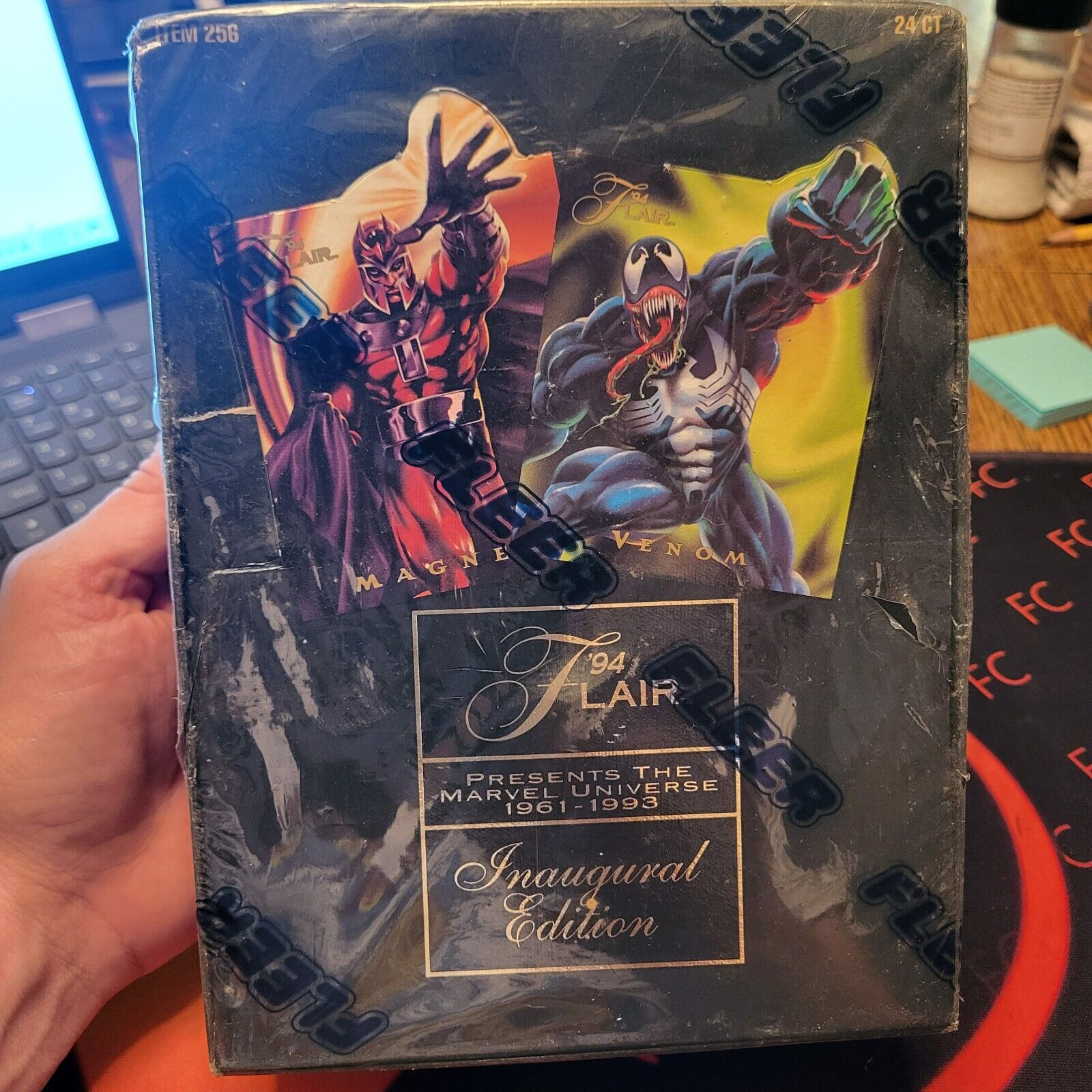 1994 Fleer Flair Marvel Universe Cards Inaugural Edition Factory Sealed Box