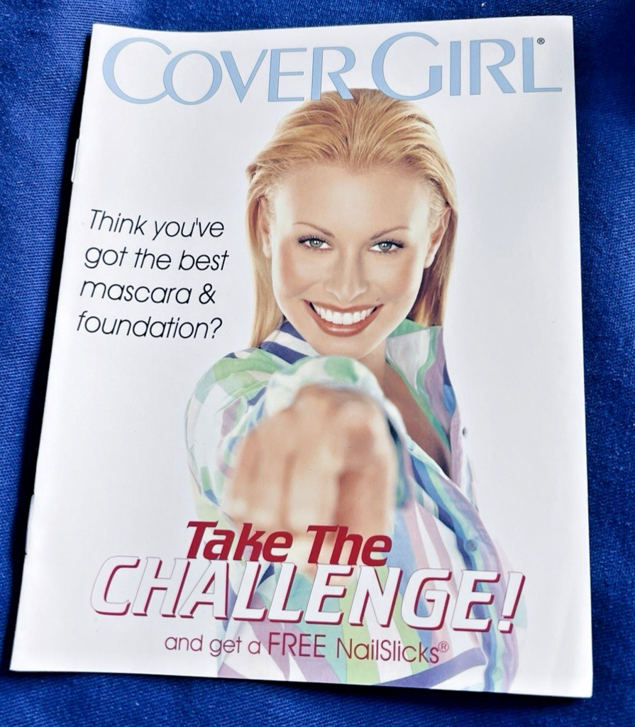 Cover Girl Niki Taylor late 1990’s Print Advertisement - Take the challenge Cover Girl Niki Taylor late 1990’s Print Advertisement - Take the challenge