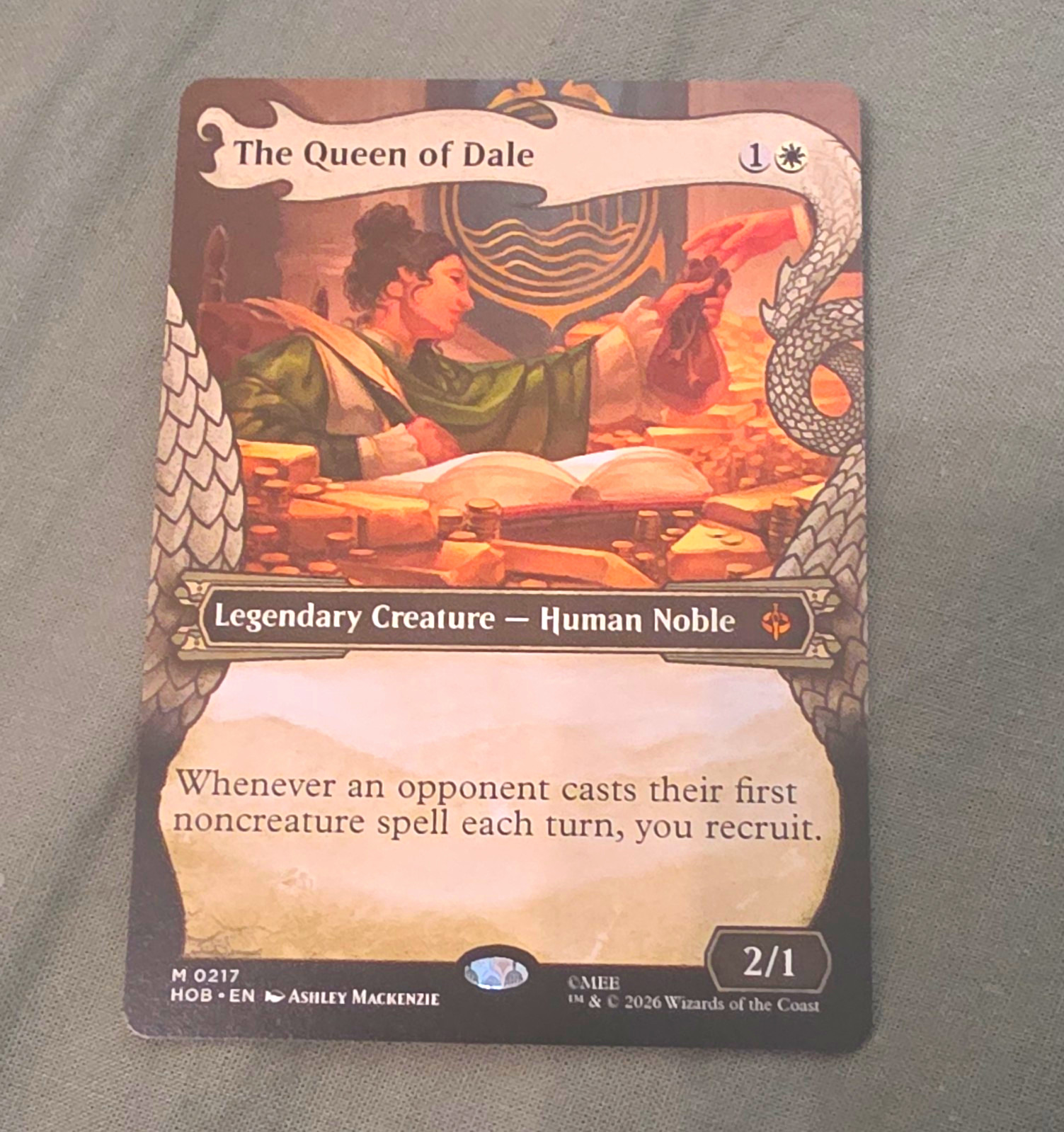 Wizards of the Coast MTG The Queen of Dale 0217 The Hobbit Rare Regular Wizards of the Coast MTG The Queen of Dale 0217 The Hobbit Rare Regular