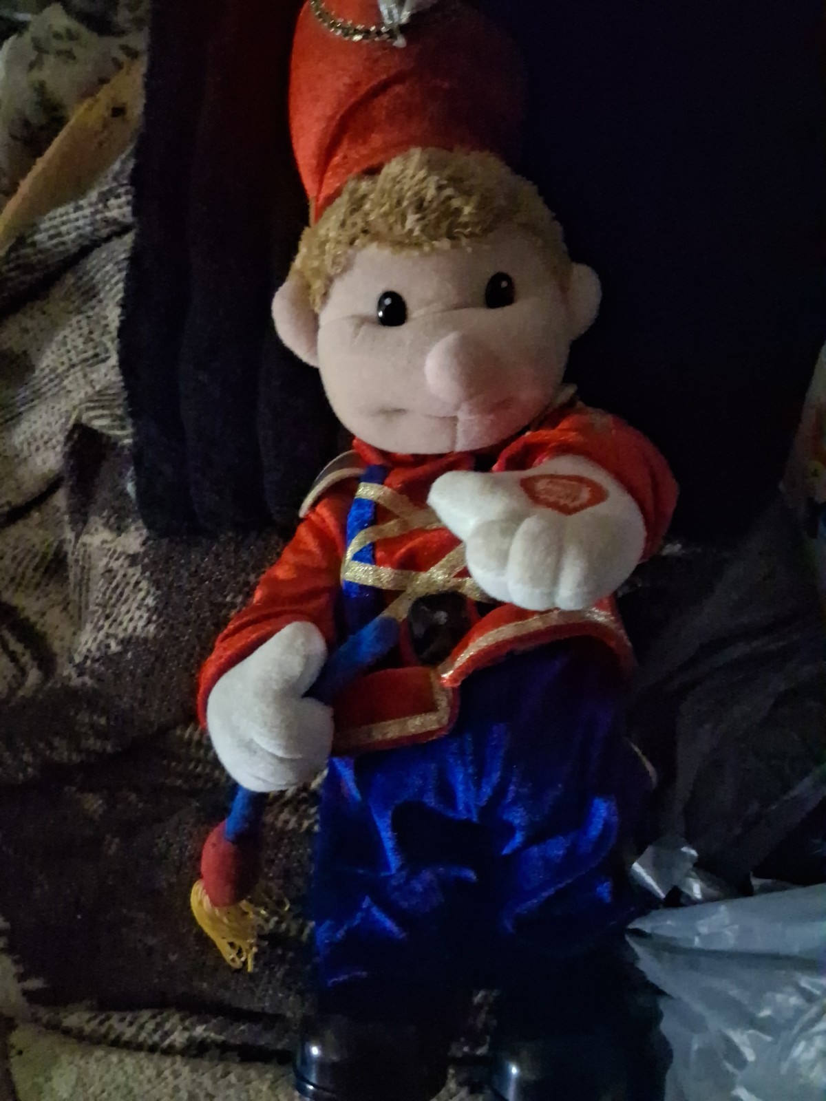 Vtg HK LTD Animated Marching Christmas Band Leader Dancing Vtg HK LTD Animated Marching Christmas Band Leader Dancing