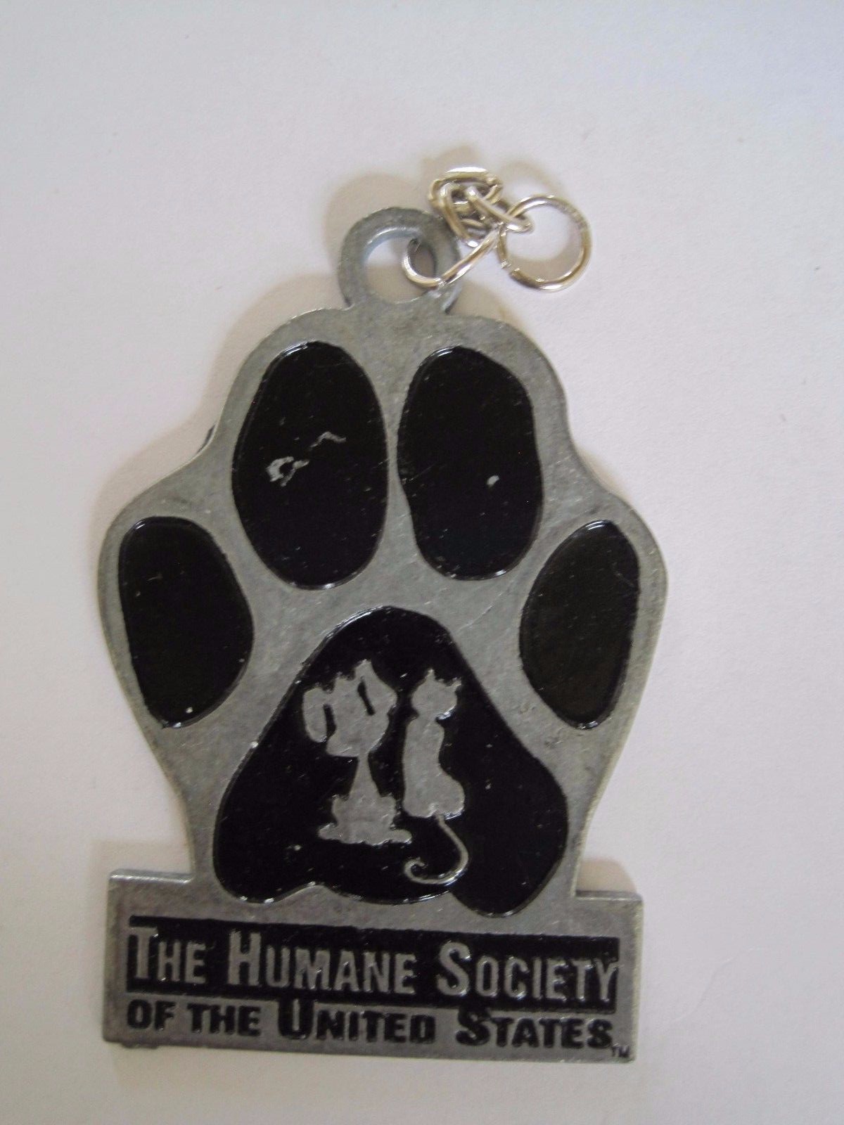 Vintage Humane Society of the United States Paw Shape Key Chain Vintage Humane Society of the United States Paw Shape Key Chain