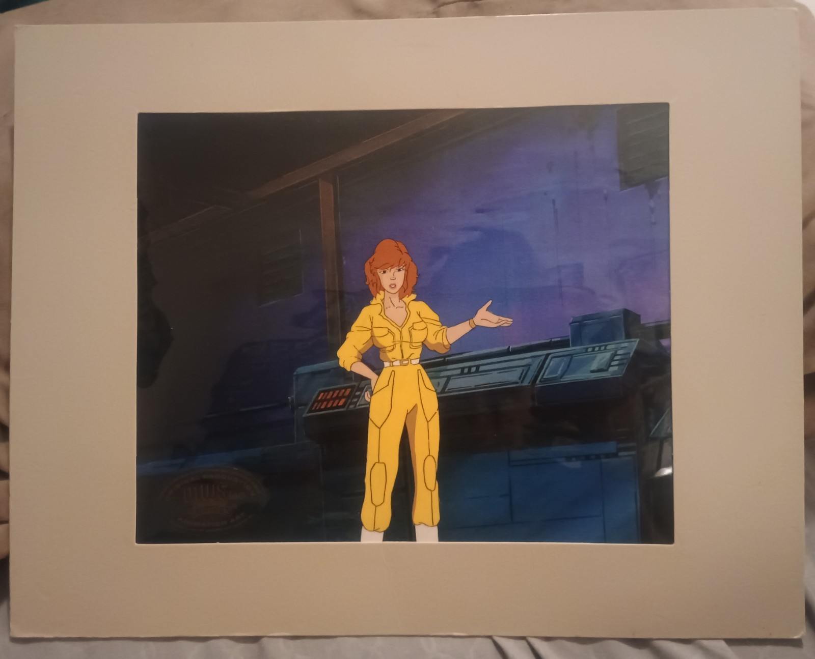 1985 Teenage Mutant Ninja Turtles TMNT Animation CEL April O’Neil 1985 Teenage Mutant Ninja Turtles TMNT Animation CEL April O’Neil