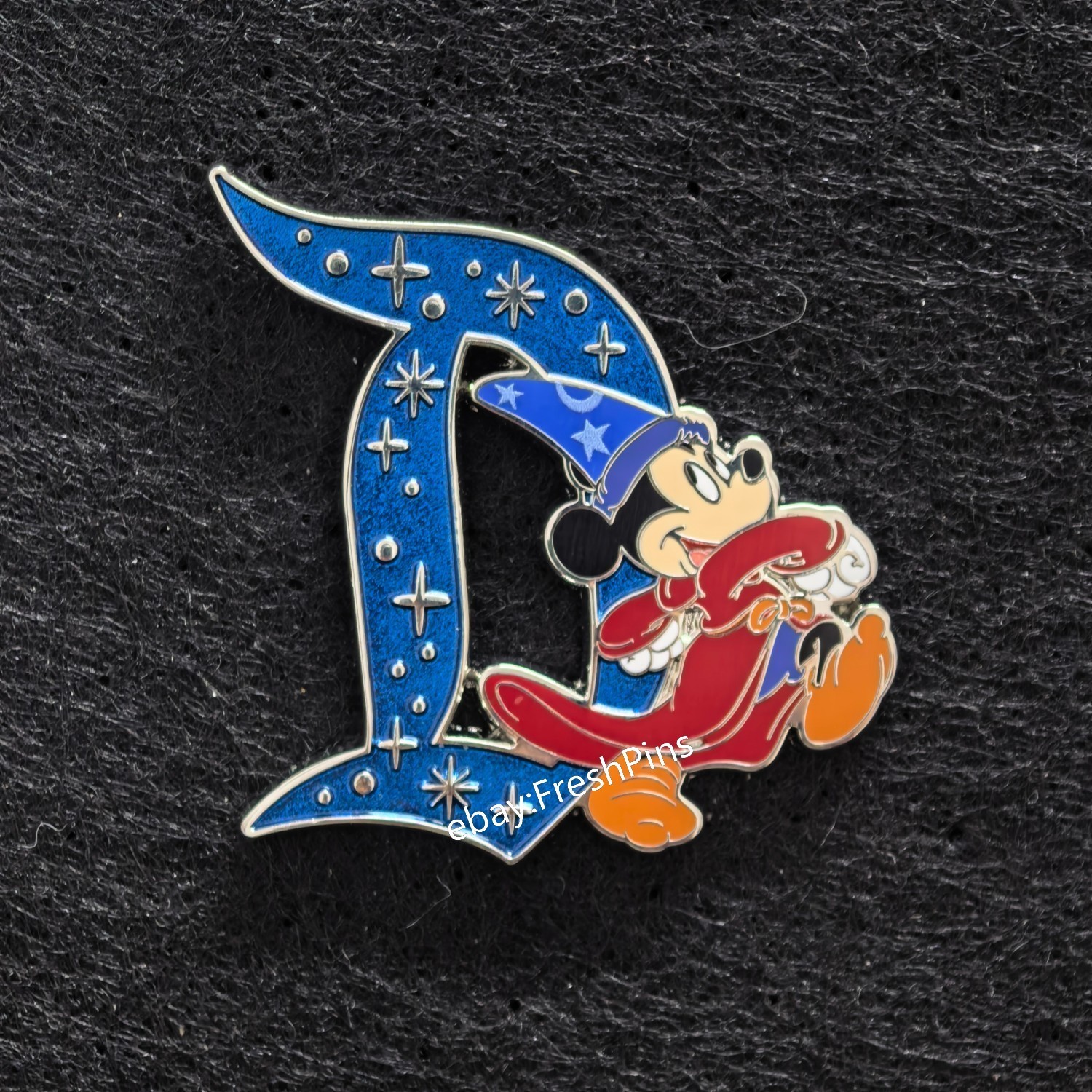 Disney Sorcerer Mickey Letter D Pin HKDL 2026 Pin Trading Carnival LE Pin Disney Sorcerer Mickey Letter D Pin HKDL 2026 Pin Trading Carnival LE Pin