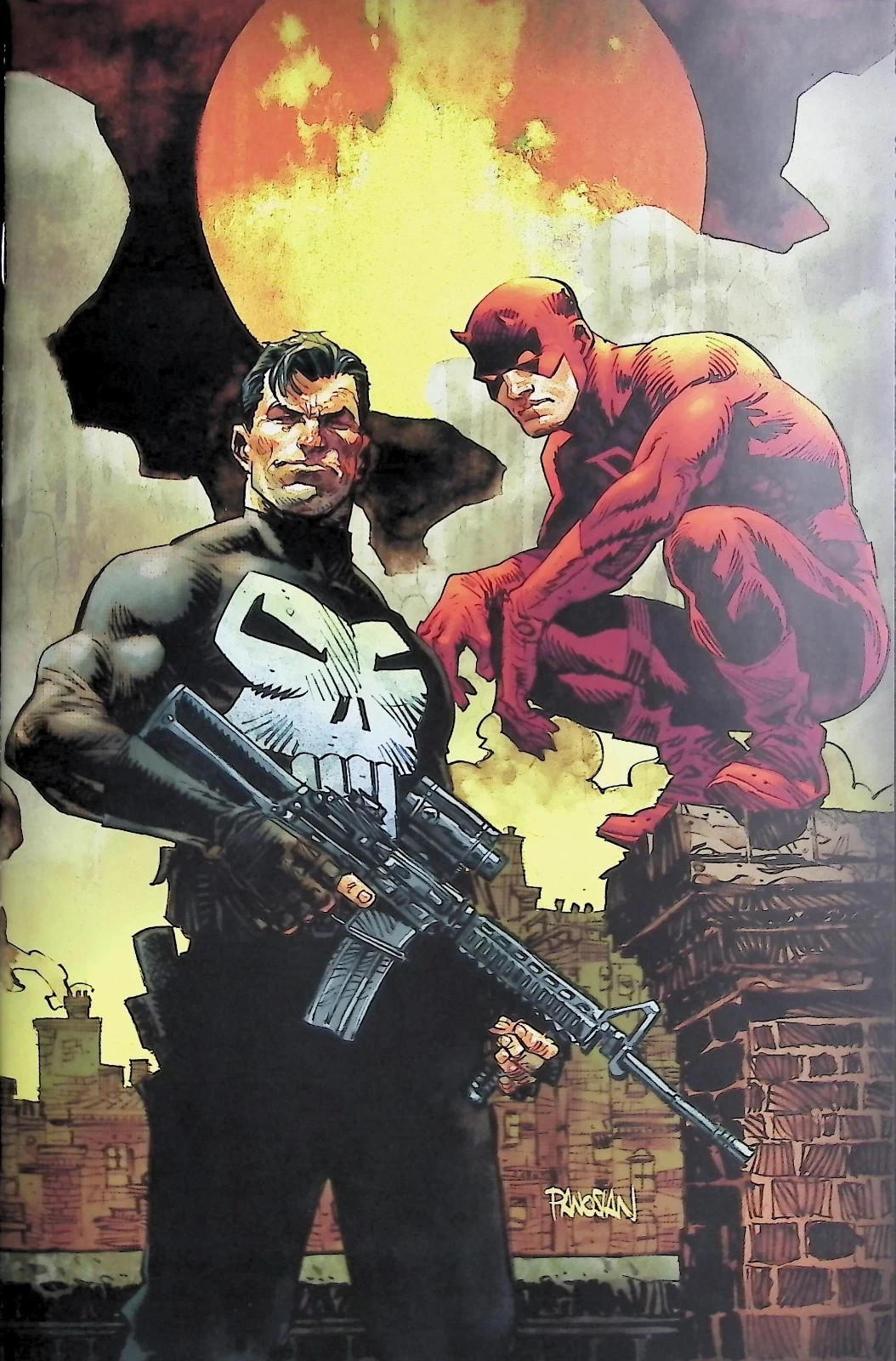 DAREDEVIL/PUNISHER: THE DEVIL'S TRIGGER #1 DAN PANOSIAN 1:25 VIRGIN 2ND PRINT NM DAREDEVIL/PUNISHER: THE DEVIL'S TRIGGER #1 DAN PANOSIAN 1:25 VIRGIN 2ND PRINT NM