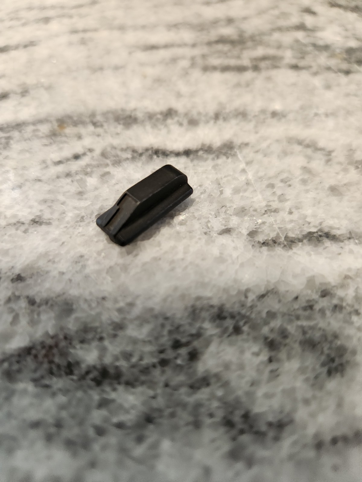 Vintage Millett Dual-Crimp Front Sight, Height .225, Ramp Black, OLD-BUT-NEW Vintage Millett Dual-Crimp Front Sight, Height .225, Ramp Black, OLD-BUT-NEW