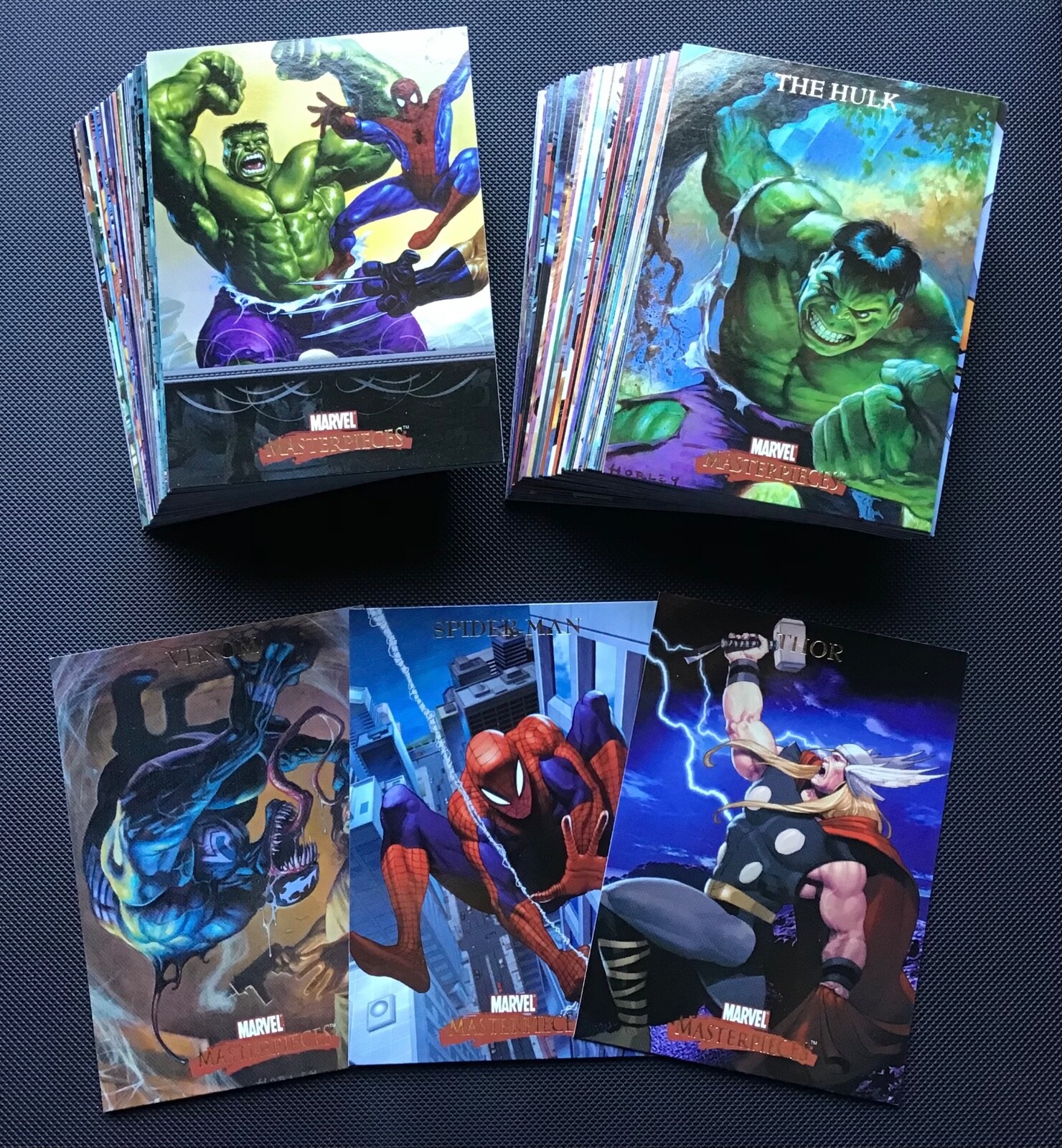 2007 MARVEL MASTERPIECES COMPLETE 90 CARD BASE SET 2007 MARVEL MASTERPIECES COMPLETE 90 CARD BASE SET