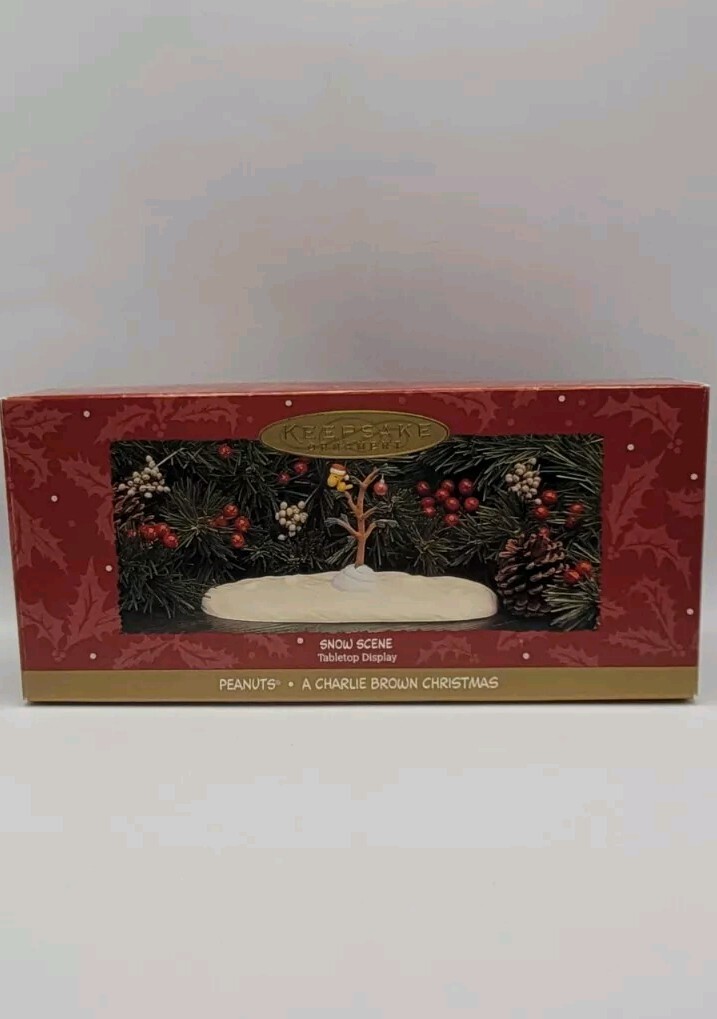 Hallmark Keepsake Snow Scene Tabletop Display Peanuts a Charlie Brown Christmas Hallmark Keepsake Snow Scene Tabletop Display Peanuts a Charlie Brown Christmas