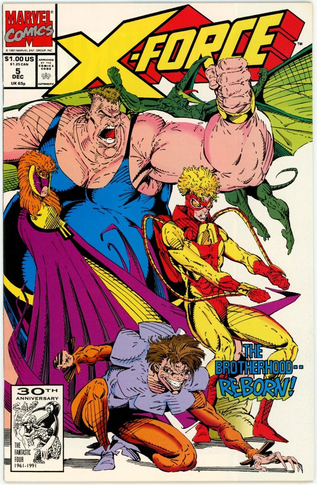 X-Force #5 1991 Marvel Comics NM- Comic Book Direct