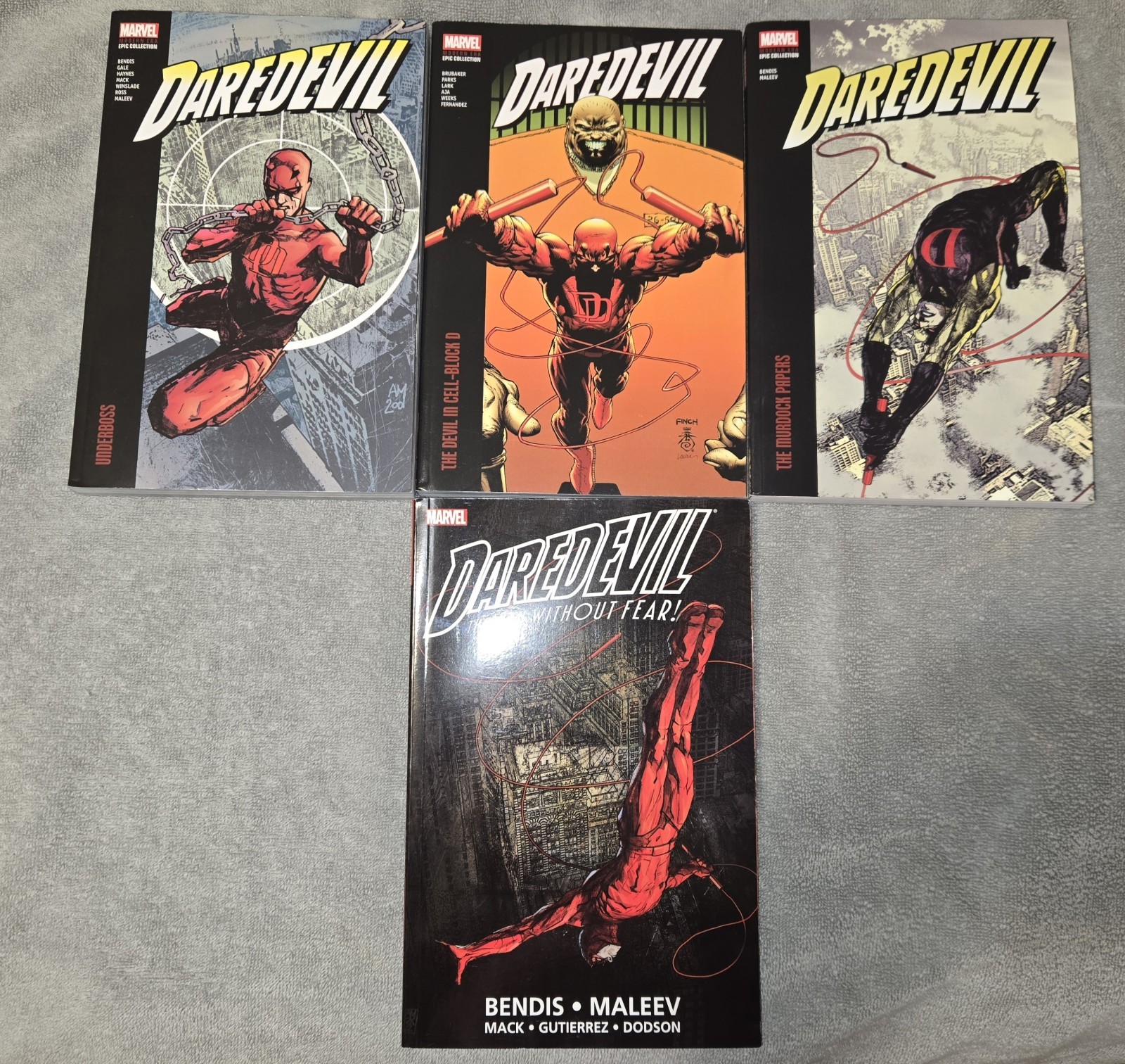 Daredevil Lot Modern Era Epic 2,5,6 + Man wo Fear Underboss, Murdock, Cell Block