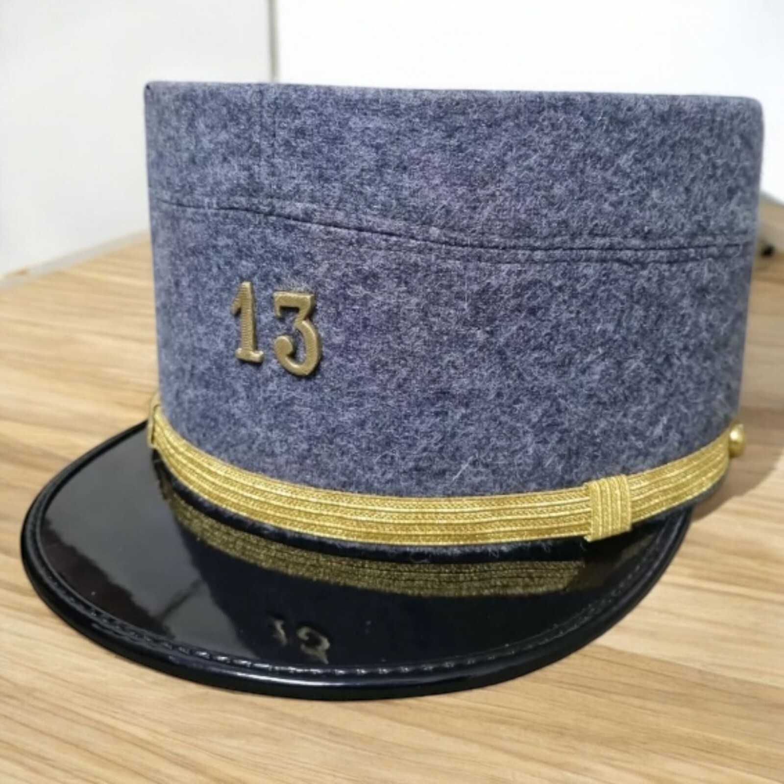 WW1 kepi M15 French officer 13 RI french officer cap replica hat ALL Sizes... WW1 kepi M15 French officer 13 RI french officer cap replica hat ALL Sizes...