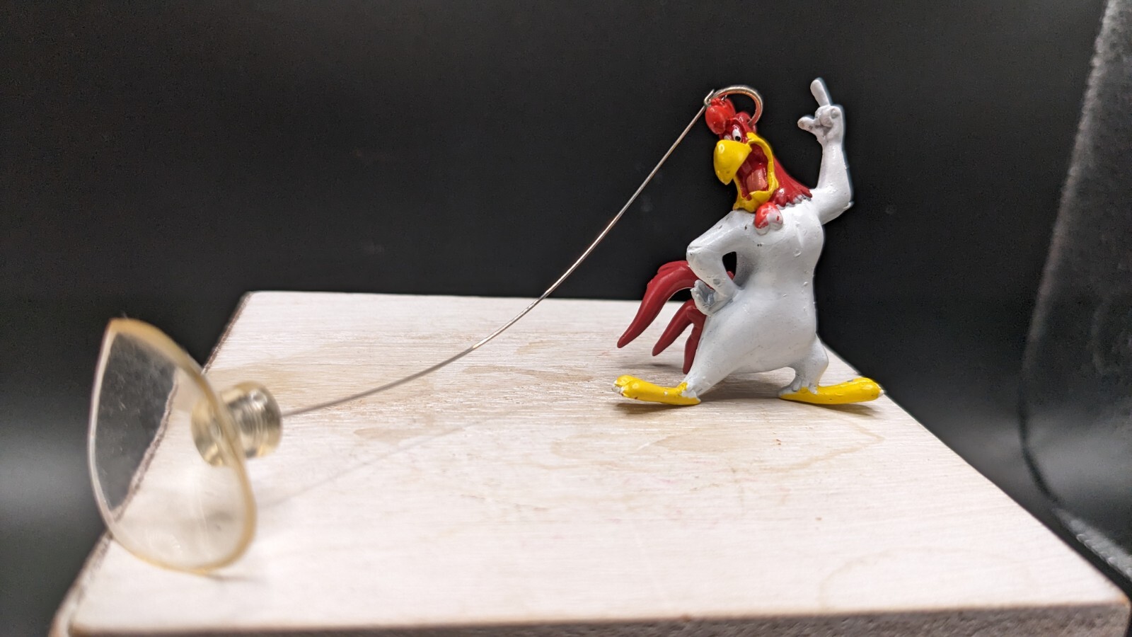 Rare Vintage Foghorn Leghorn Figure With Suction And Original Bag WB S33 Rare Vintage Foghorn Leghorn Figure With Suction And Original Bag WB S33