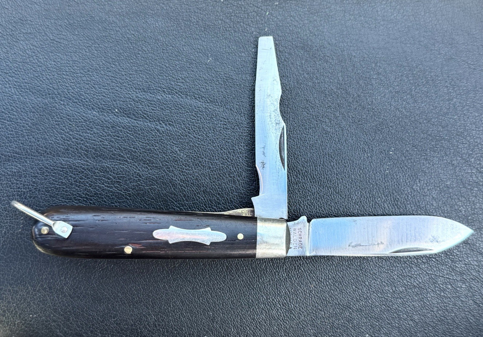 Vintage Schrade Walden 204S NY USA Electrician Knife 2-Blade TL-29 Wood Nice Vintage Schrade Walden 204S NY USA Electrician Knife 2-Blade TL-29 Wood Nice