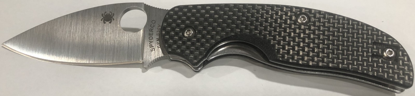 Spyderco Sage 1 C123CFP CPM S30V Carbon Fiber Liner Lock Discontinued Spyderco Sage 1 C123CFP CPM S30V Carbon Fiber Liner Lock Discontinued