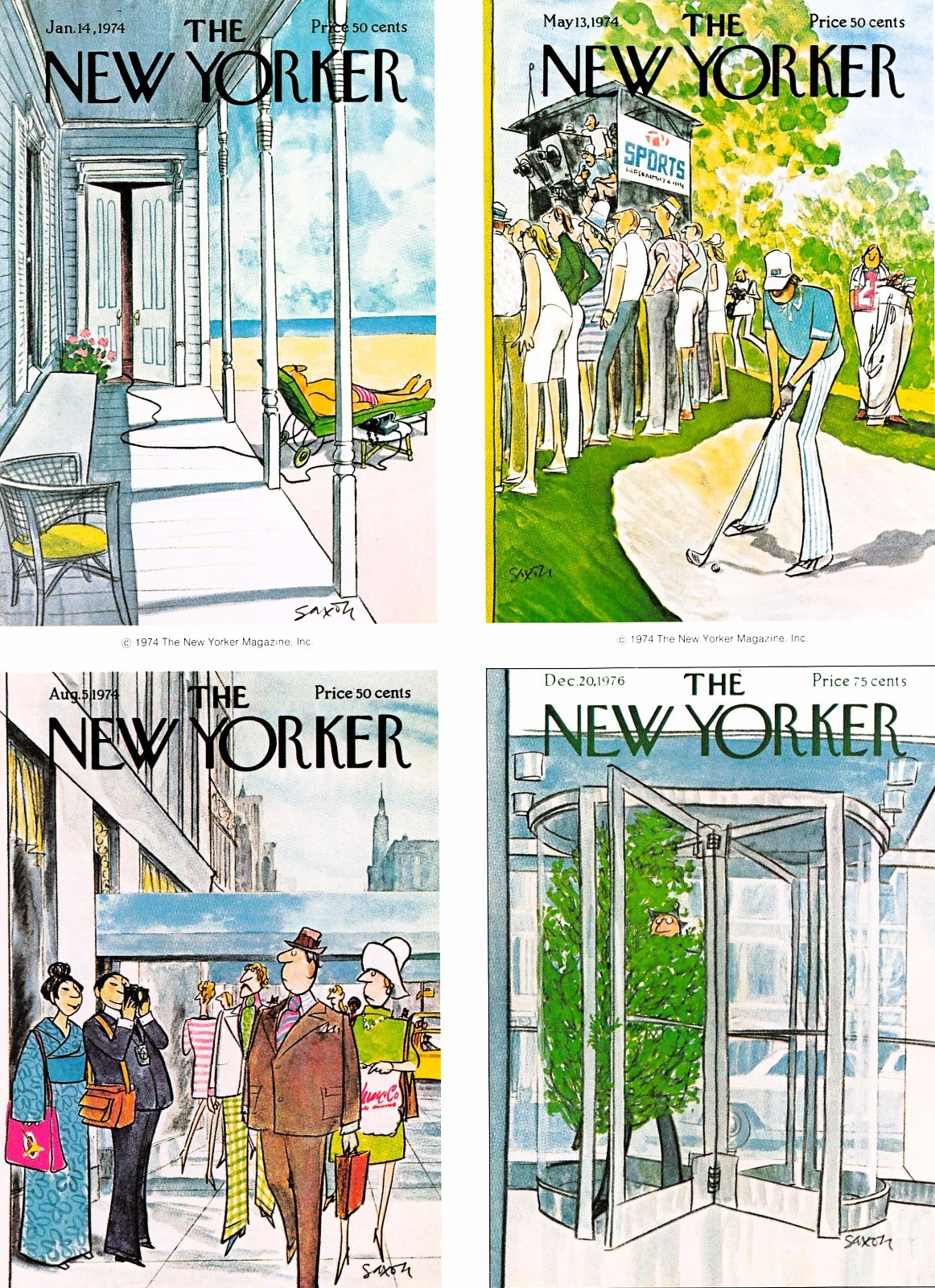Charles Saxon Art Ads New Yorker American Airlines Cartoons Vtg 1979 Mag Article Charles Saxon Art Ads New Yorker American Airlines Cartoons Vtg 1979 Mag Article
