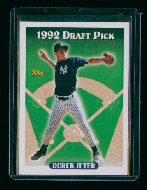 1993 Topps #98 Derek Jeter 1992 Draft Pick Rookie Card RC Near Mint NM-MT