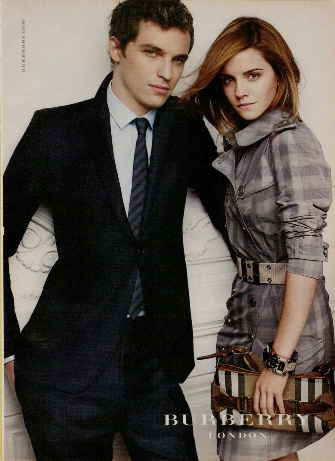 2010 Burberry London Emma Watson Purse Clothing Photo Vintage Print Ad 2010 Burberry London Emma Watson Purse Clothing Photo Vintage Print Ad