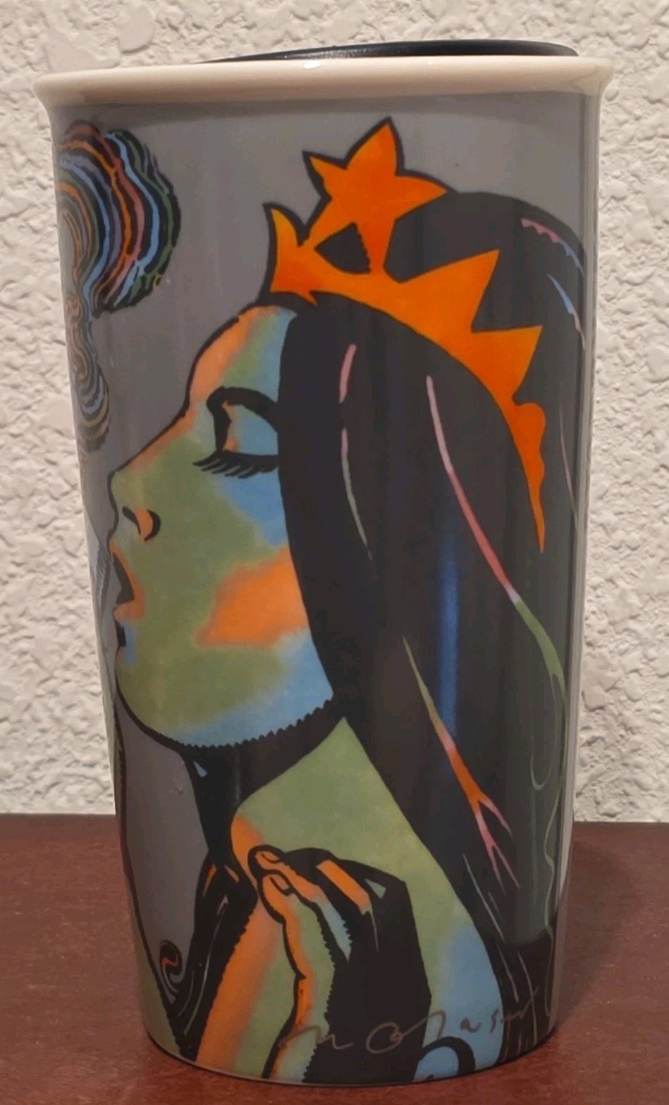 Starbucks 2016 Ceramic Tumbler Travel Mug Siren Mermaid 12oz 25th Anniversary Starbucks 2016 Ceramic Tumbler Travel Mug Siren Mermaid 12oz 25th Anniversary