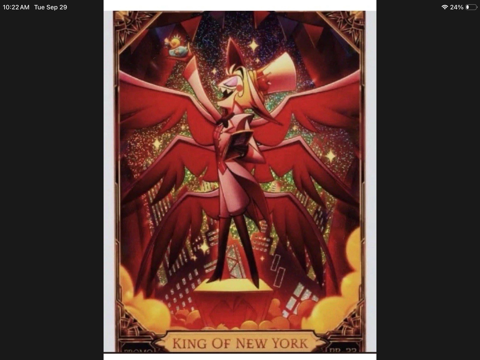 NYCC 2026 PSA HAZBIN HOTEL LUCIFER KING OF NEW YORK PROMO CARD Rare NYCC 2026 PSA HAZBIN HOTEL LUCIFER KING OF NEW YORK PROMO CARD Rare