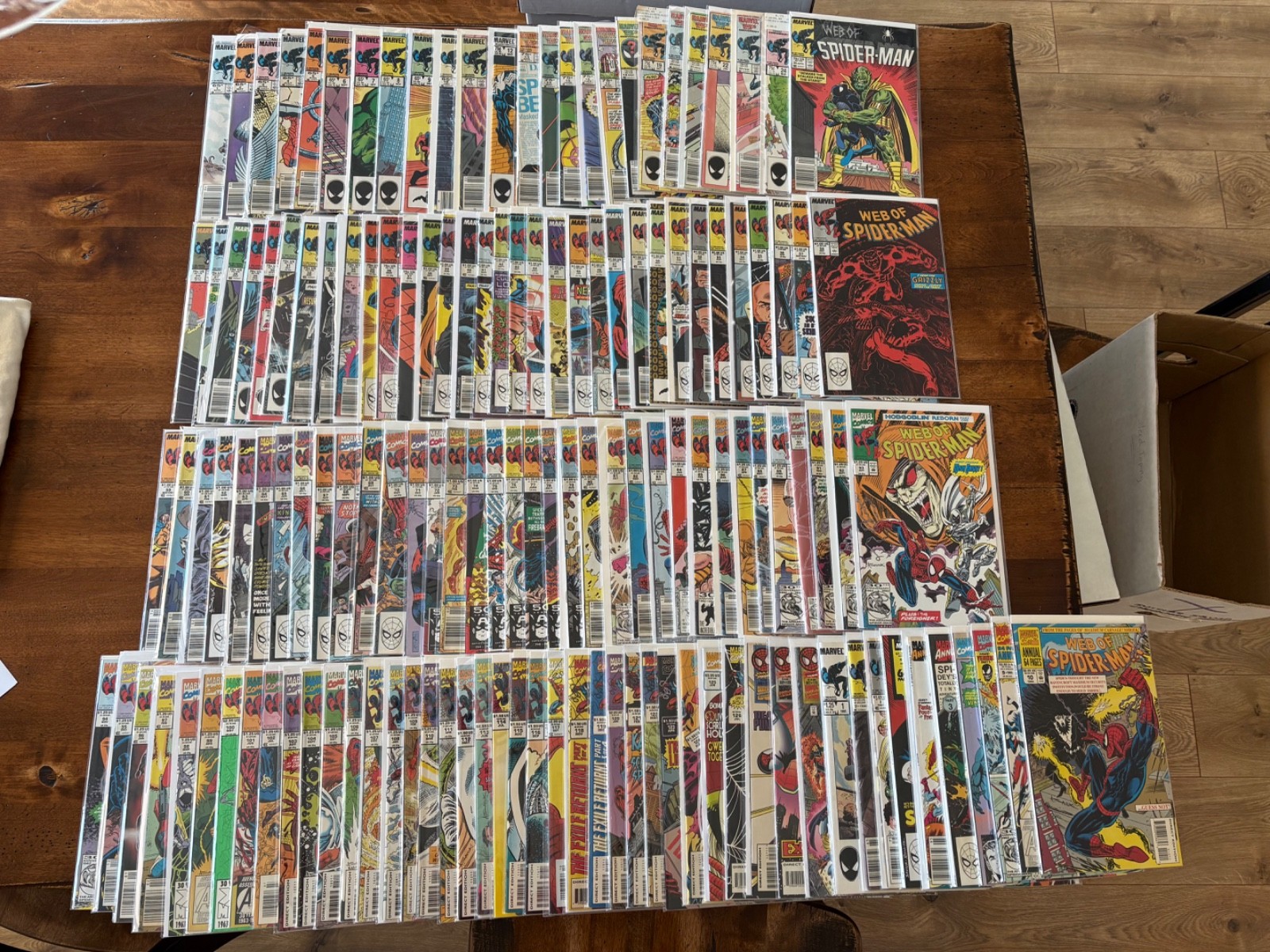 Web of Spider-Man #1-129 + Annuals #1-10 (1985) Complete Run VG-NM Web of Spider-Man #1-129 + Annuals #1-10 (1985) Complete Run VG-NM