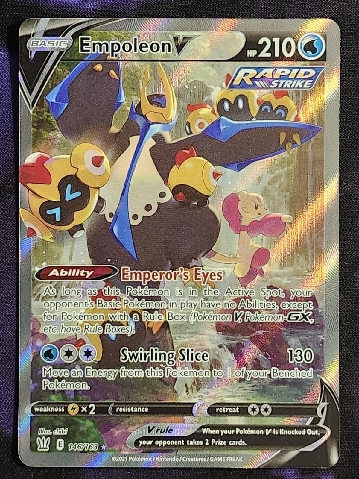 Pokemon Empoleon V 146/163 Battle Styles BST Pokemon Empoleon V 146/163 Battle Styles BST