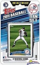 2011 Topps NY Yankees Factory Sealed 17 Card Team Set-Derek Jeter,Mantle,A-Rod++