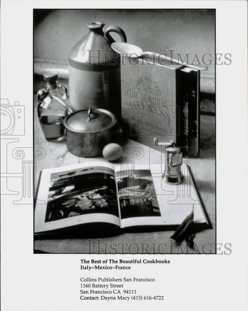 1994 Press Photo The Best of The Beautiful Cookbook Italy~Mexico~France
