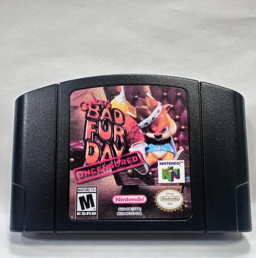 N64 Game Card Conker's Bad Furday (Uncensored) N64 Game Card Conker's Bad Furday (Uncensored)