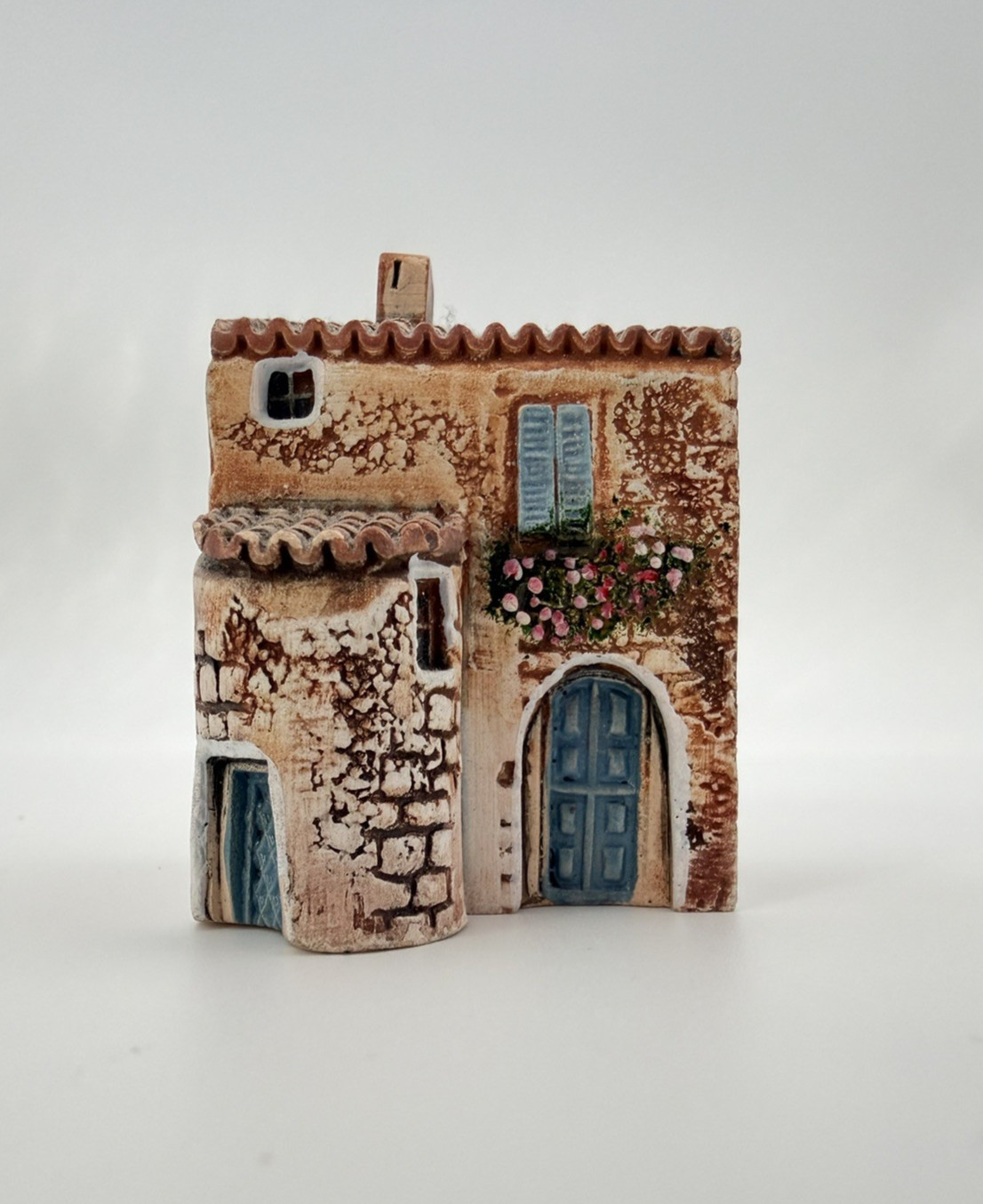 Gault Original 1996 Provence France Handmade Ceramic Miniature House Vintage Gault Original 1996 Provence France Handmade Ceramic Miniature House Vintage