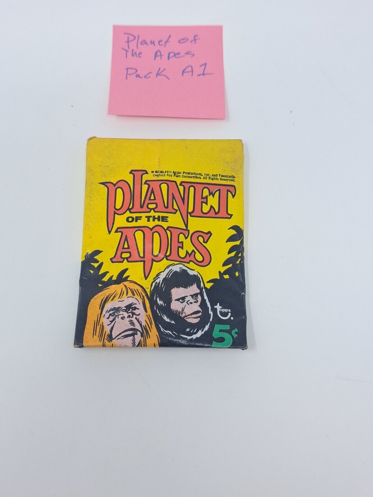 1969 Topps Planet Of The Apes Trading Cards Unopened Pack RARE FAST SHIPPING A1