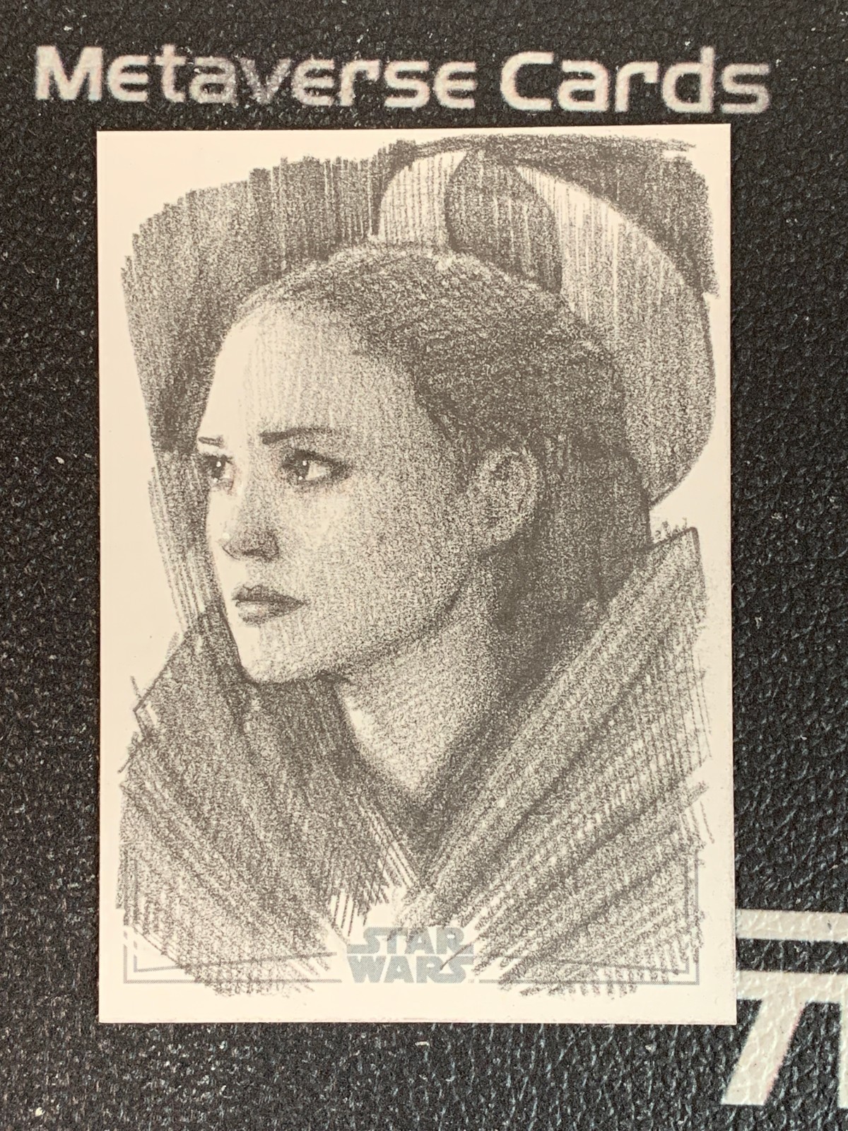 2025 Topps Chrome Star Wars Padme Amidala Silver Foil Sketch By Andrew Fry 1/1 2025 Topps Chrome Star Wars Padme Amidala Silver Foil Sketch By Andrew Fry 1/1