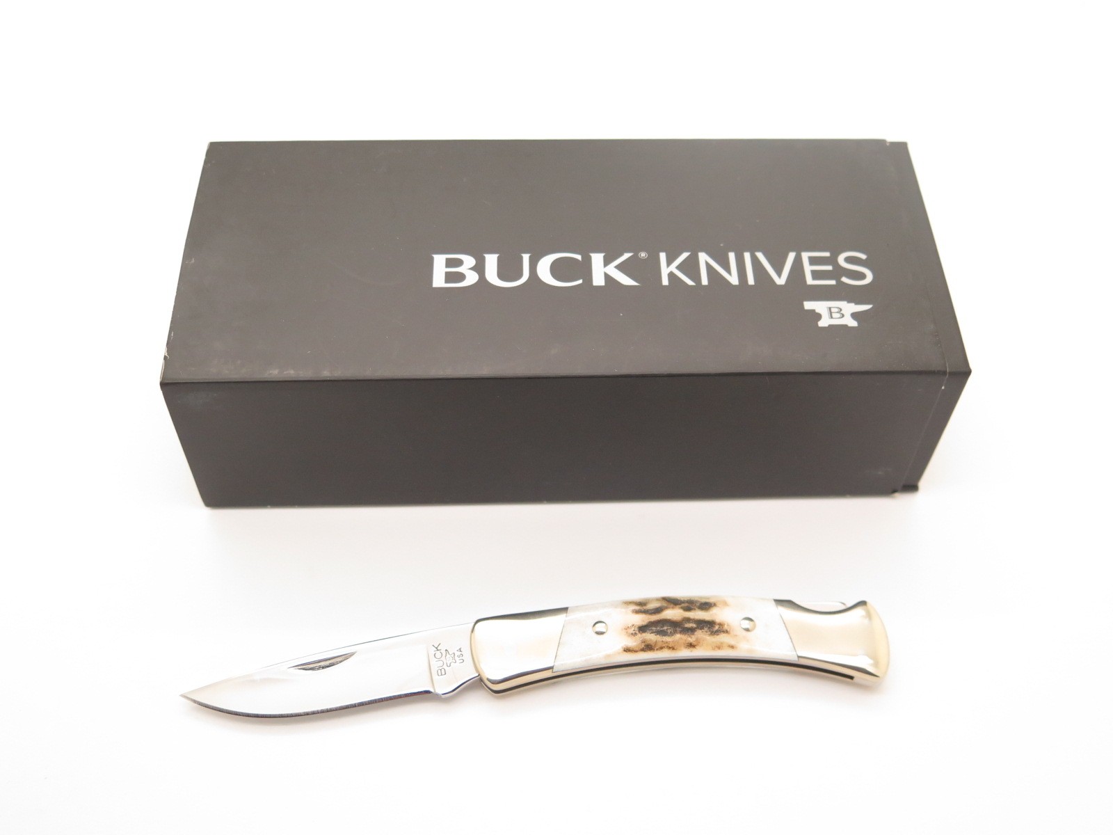 Buck Custom Shop 503 Prince Elk Horn Folding Lockback Pocket Knife Buck Custom Shop 503 Prince Elk Horn Folding Lockback Pocket Knife