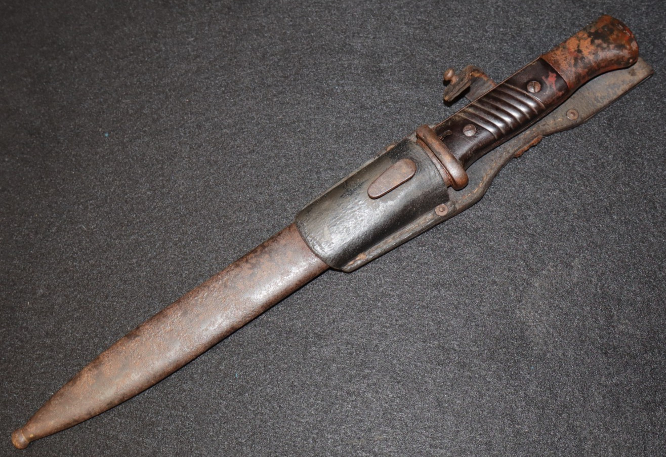 WW2 German Wehrmacht K98 Bayonet ffc41 Friedrich Herder Abr. Sohn Solingen gfg42 WW2 German Wehrmacht K98 Bayonet ffc41 Friedrich Herder Abr. Sohn Solingen gfg42