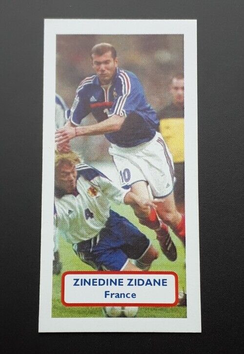 2008 Zidane France Juventus Score Soccer Stars Cards Series 5 Card No. 32 