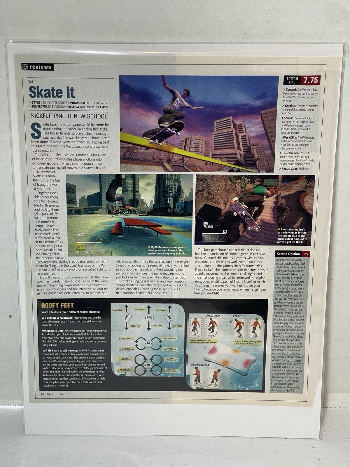 Skate It Video Game Review Magazine Article Print Ad Wall Art Skate It Video Game Review Magazine Article Print Ad Wall Art