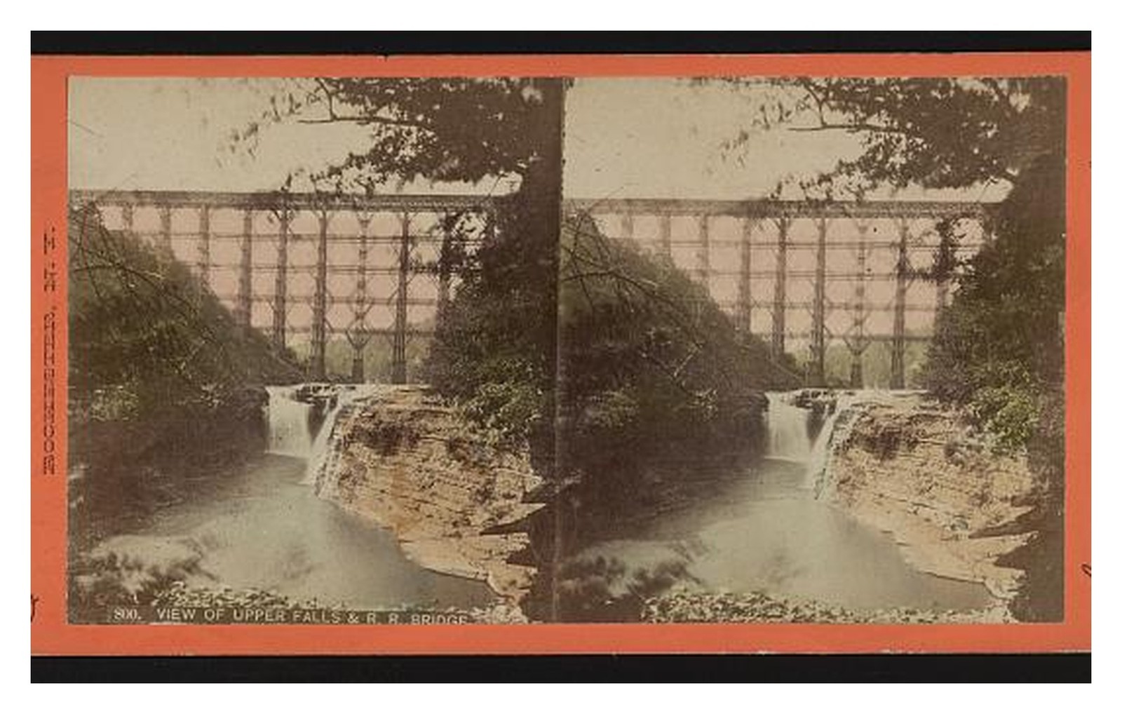 Portage New York Upper Falls Standard Postcard Portage New York Upper Falls Standard Postcard